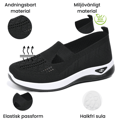 Kroppsbutiken Sko Slip-on komfortsko