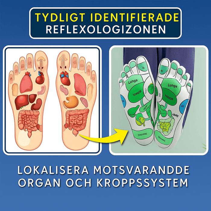 Kroppsbutiken Sokker Standardtittel Soneterapi-sokker