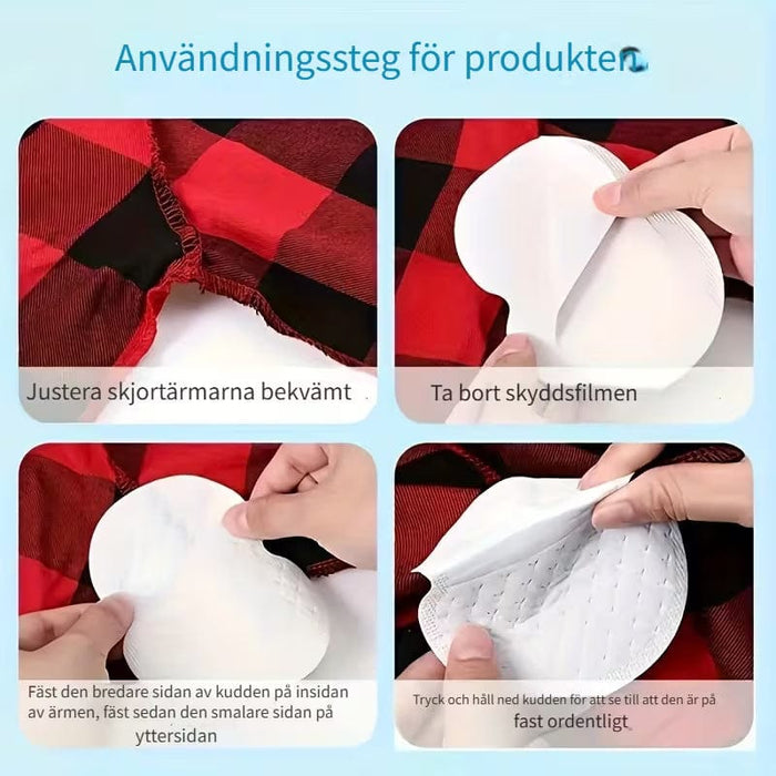 Kroppsbutiken Standardtittel Svettebeskyttelse for armhulene (50 stk)