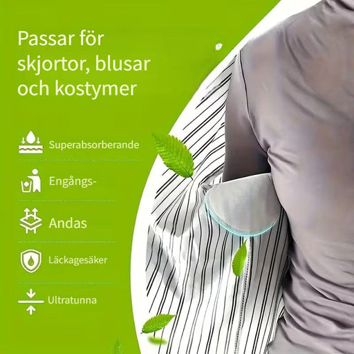 Kroppsbutiken Standardtittel Svettebeskyttelse for armhulene (50 stk)