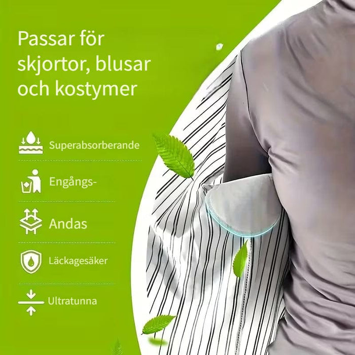 Kroppsbutiken Standardtittel Svettebeskyttelse for armhulene (50 stk)
