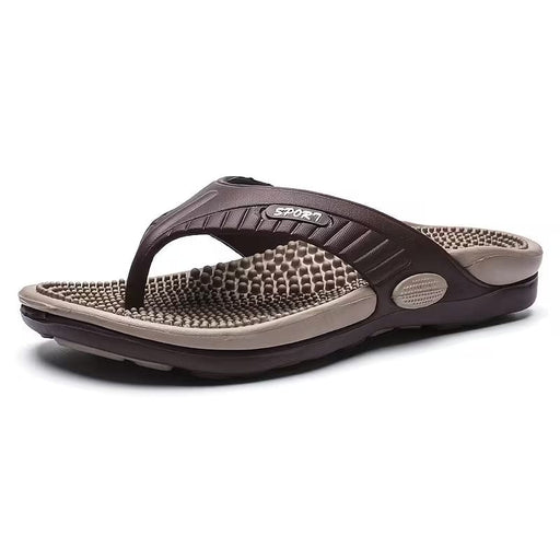 Kroppsbutiken Tøfler Brun / 40 Massasje-flip-flops