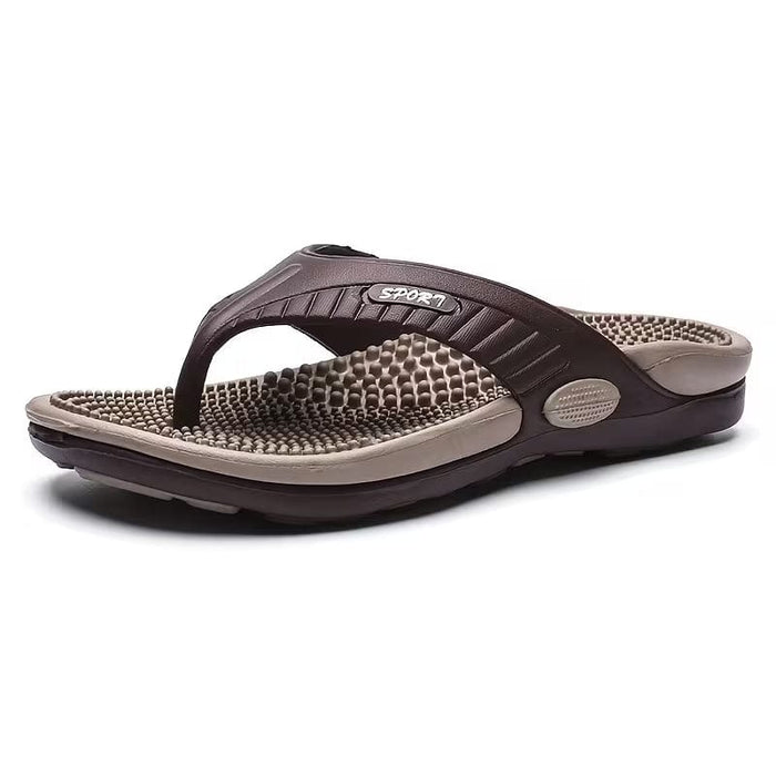 Kroppsbutiken Tøfler Brun / 40 Massasje-flip-flops