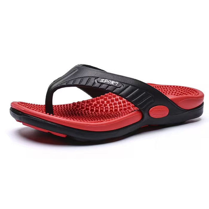 Kroppsbutiken Tøfler Rød / 40 Massasje-flip-flops