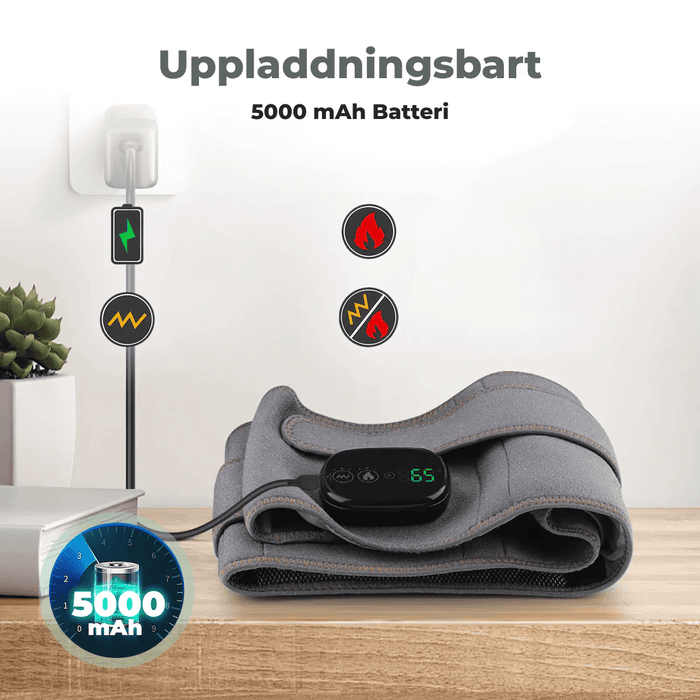 Kroppsbutiken varmebelte Standardtittel Varmebelte med rødt lys til ryggen.