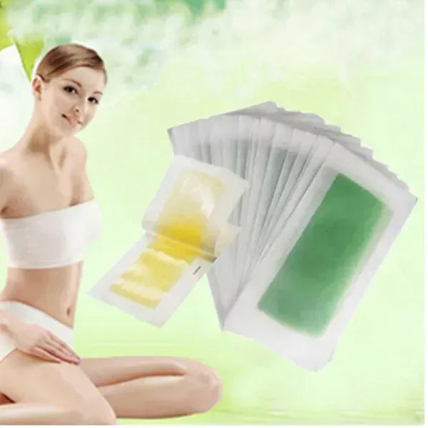 Kroppsbutiken voksstrimler Standardtittel Voksstrimler med aloe vera 20-pakning